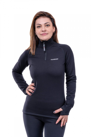 Lenjerie Termică - Pulover cu Guler PS PRO ZIP Woman Black