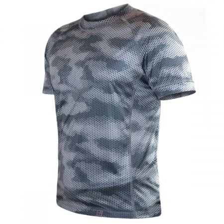 Haine cu protecție solară UPF 50+ Solar Guard - Tricou  SG GREY CAMO ver.2