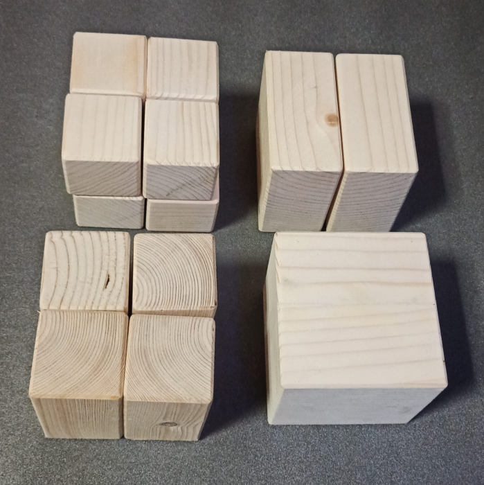 Set cuburi lemn [4]