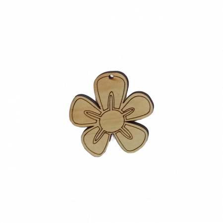 Paste - floare-din-placaj-cu-gaura-de-prindere