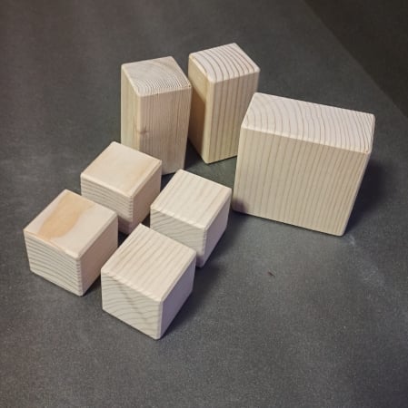 Produsele noastre - Set cuburi lemn