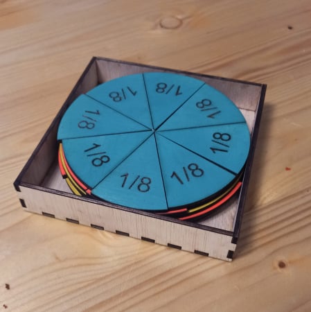 Produsele noastre - Set magnetic fractii colorate