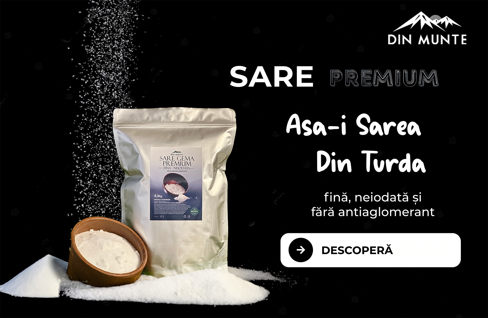 Sare Neiodata si Fără Antiaglomerant