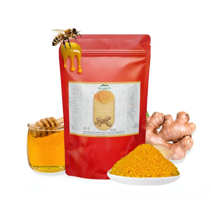 Sare de Baie cu Miere, Ghimbir și Propolis - Relaxare și Îngrijire [1]