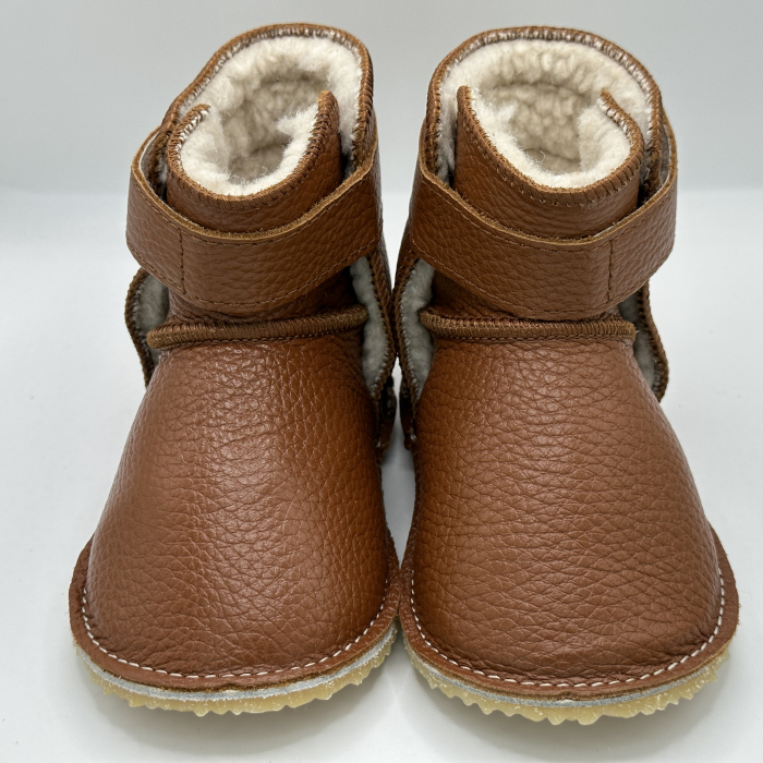 Cizme bebelusi piele naturala All Brown [3]