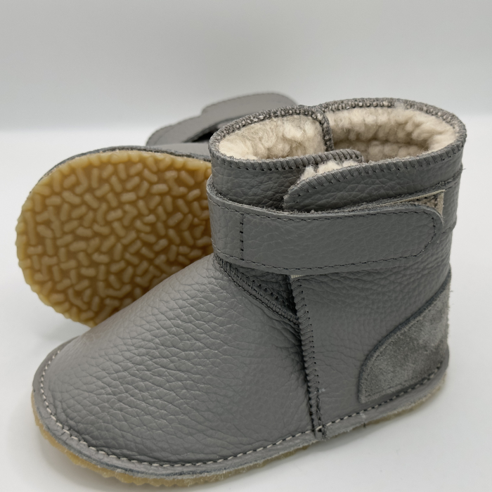 Cizme bebelusi piele naturala All Grey [2]