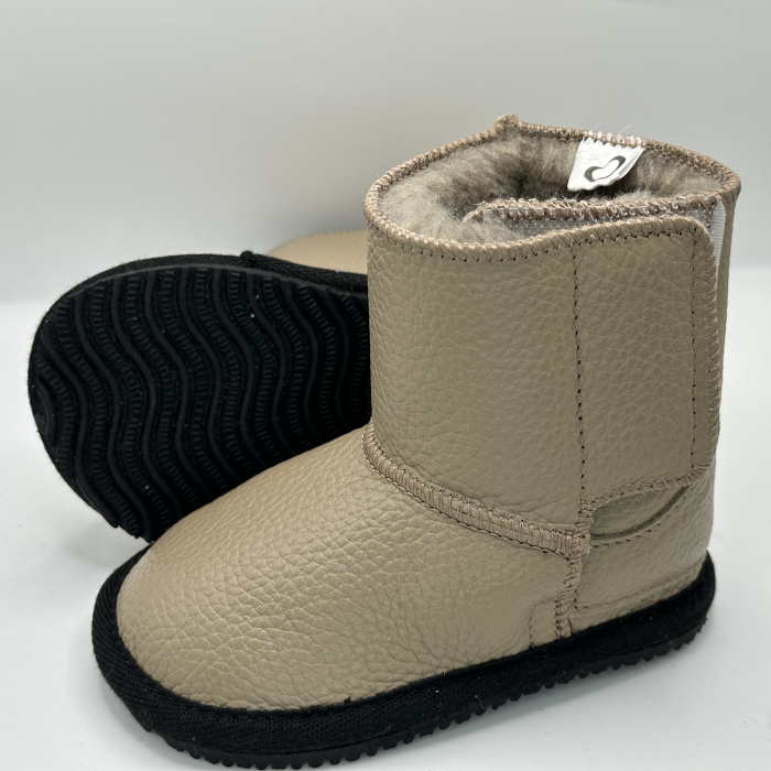 Cizme pentru copii din piele naturala All Beige [2]