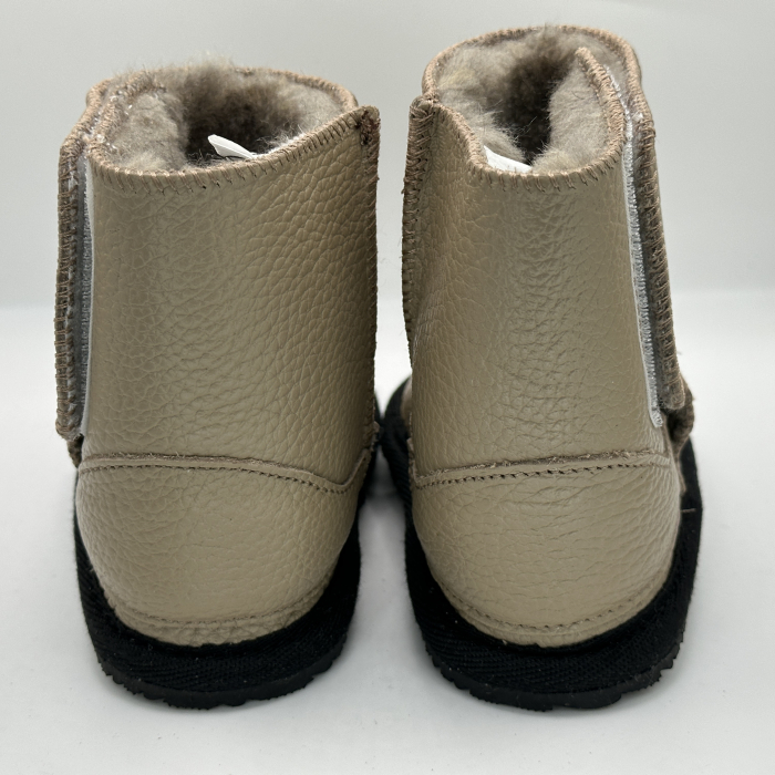Cizme pentru copii din piele naturala All Beige [4]