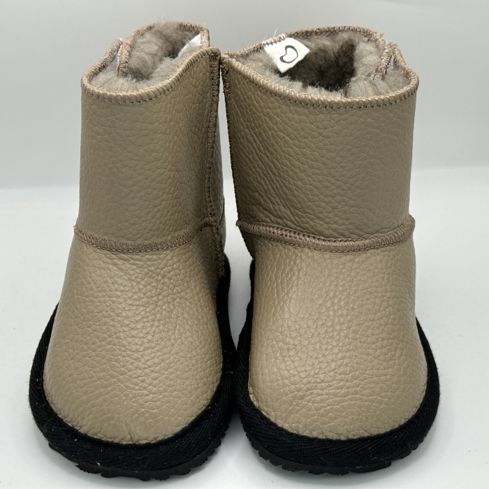 Cizme pentru copii din piele naturala All Beige [3]