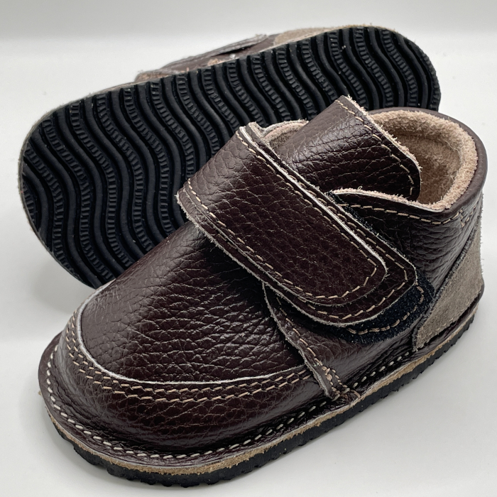 Ghete copii piele naturala Dark Brown [2]