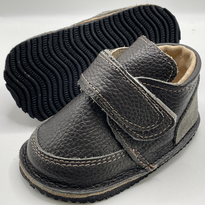 Ghete copii piele naturala Dark Grey [2]