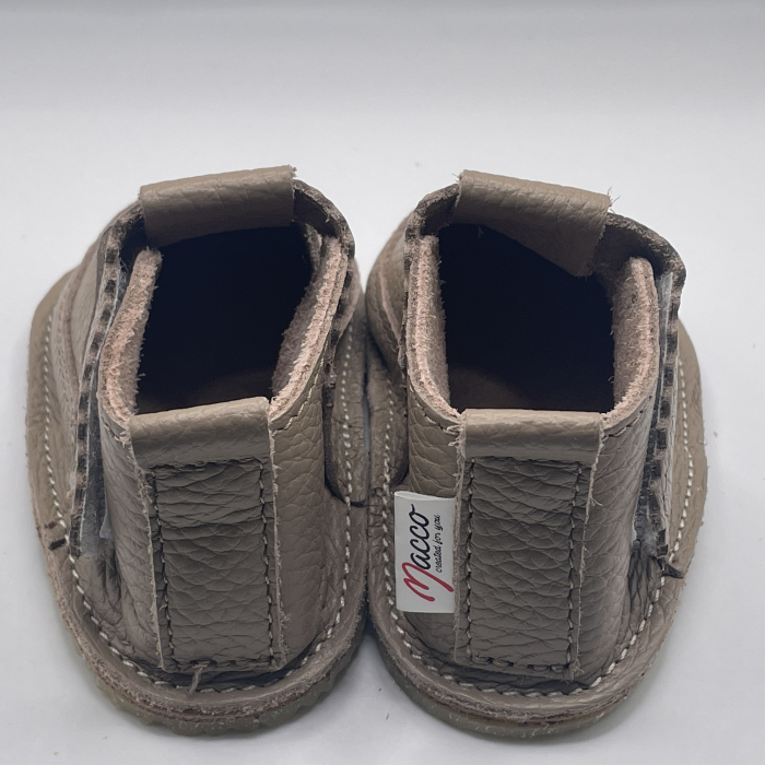 Pantofi Primii Pasi Piele Naturala All Beige [4]