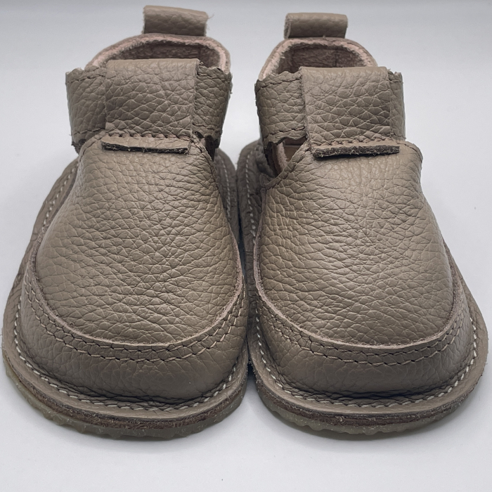 Pantofi Primii Pasi Piele Naturala All Beige [3]