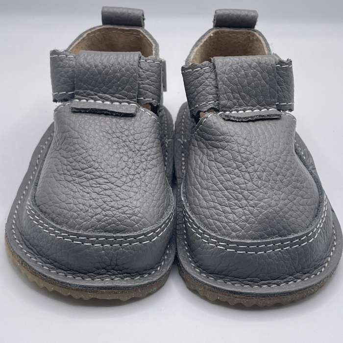 Pantofi Primii Pasi piele naturala All Grey [3]