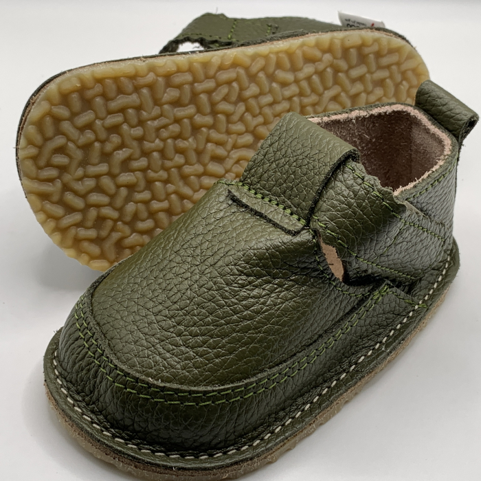 Pantofi copii piele naturala Army [2]
