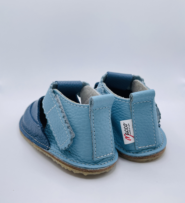 Pantofi copii piele naturala Blue [4]