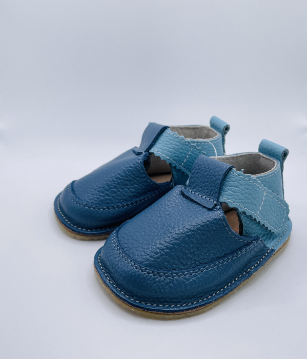 Pantofi copii piele naturala Blue [2]
