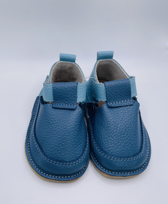Pantofi copii piele naturala Blue [3]