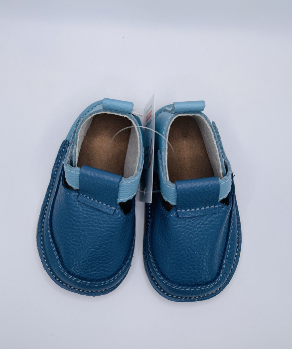 Pantofi copii piele naturala Blue [7]