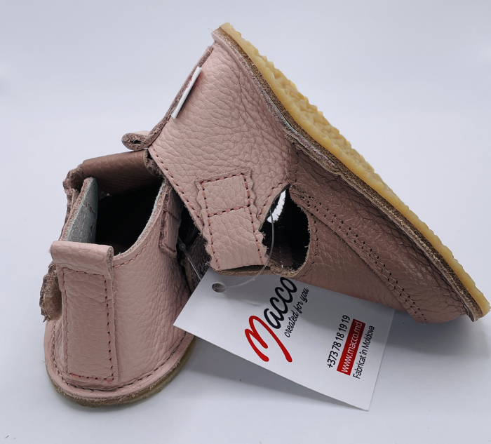 Pantofi copii piele naturala Caramel [5]