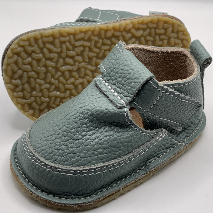 Pantofi Primii Pasi Piele Naturala Mint [4]