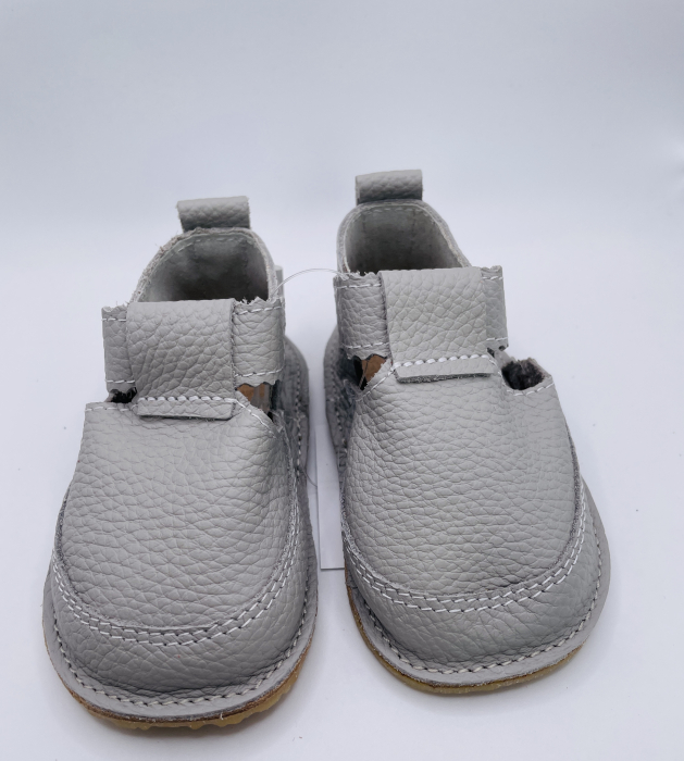 Pantofi copii piele naturala soft Grey [4]