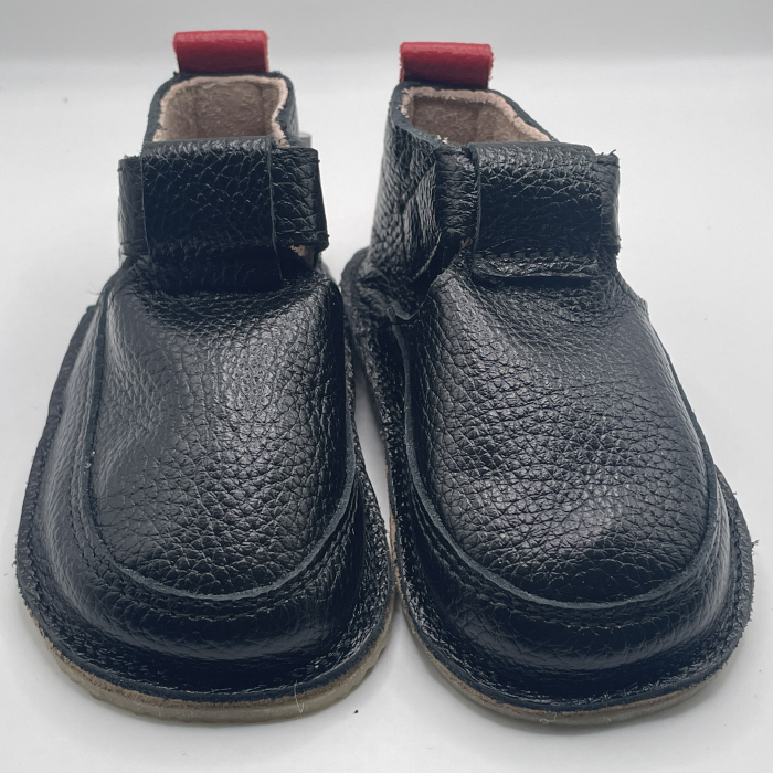 Pantofi Primii Pasi Piele Naturala Black [3]