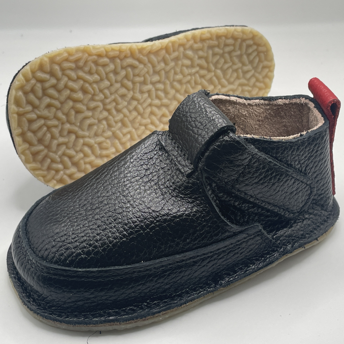 Pantofi Primii Pasi Piele Naturala Black [2]