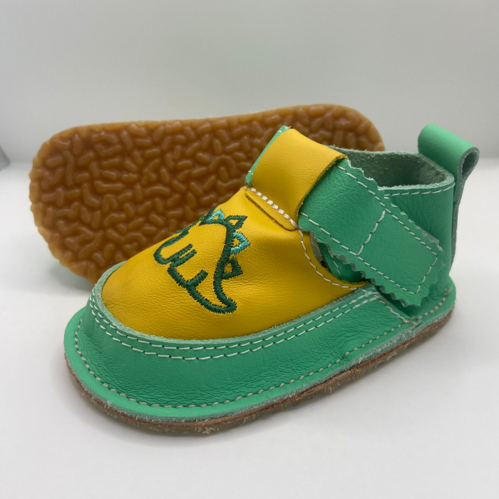 Pantofi Primii Pasi piele naturala Dino [4]