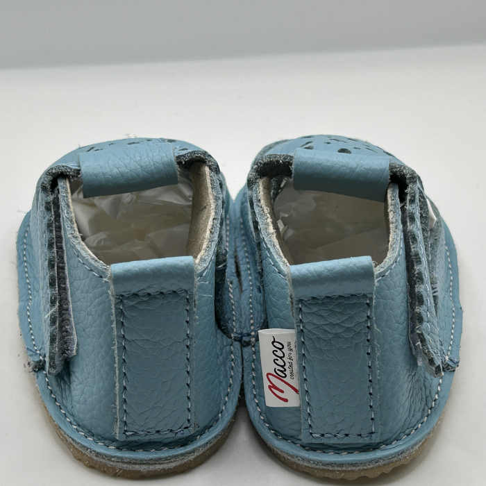 Sandale Barefoot copii piele naturala Bleu Ciel [4]