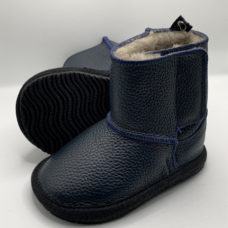 Cizme Copii Piele Naturala Bleumarin [1]