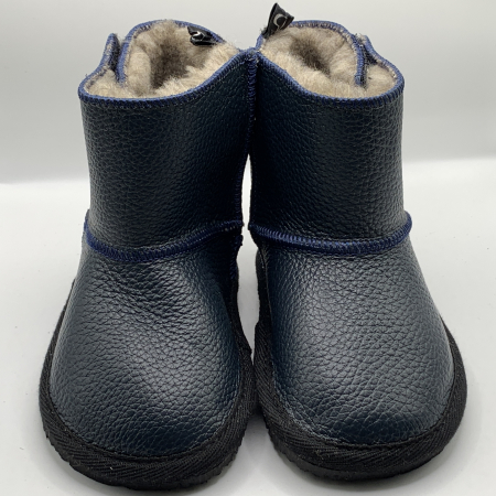 Cizme Copii Piele Naturala Bleumarin [2]