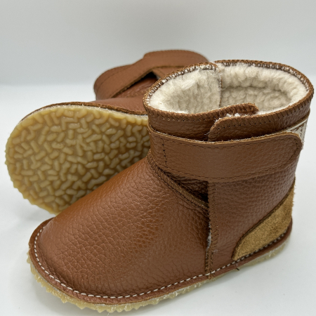 Cizme bebelusi piele naturala All Brown [1]