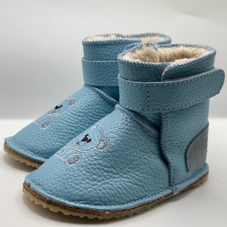 Cizme - Cizme bebelusi piele naturala Little Bear