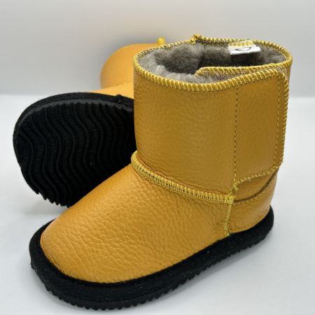 Cizme Copii Piele Naturala All Yellow [1]