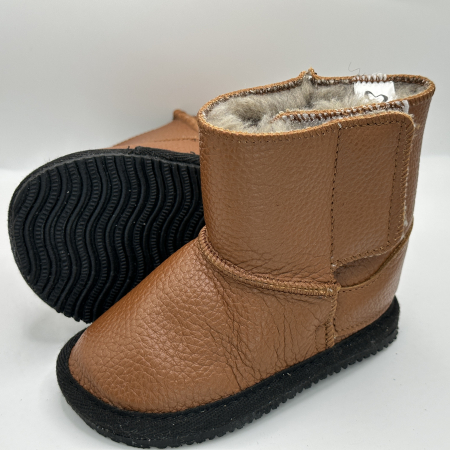 Cizme pentru copii din piele naturala All Brown [1]