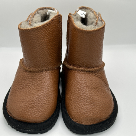 Cizme pentru copii din piele naturala All Brown [2]