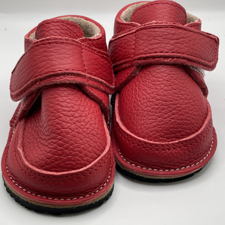 Ghete copii piele naturala All Red [2]