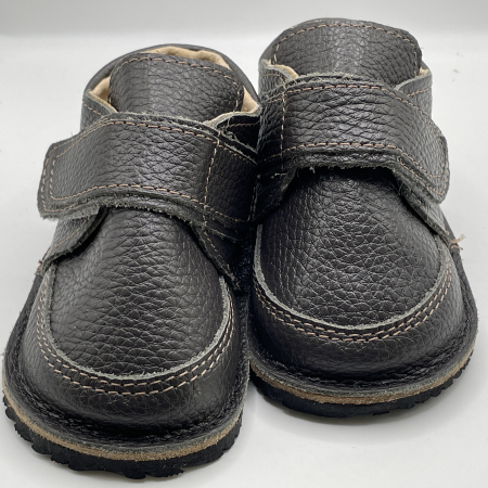 Ghete copii piele naturala Dark Grey [2]