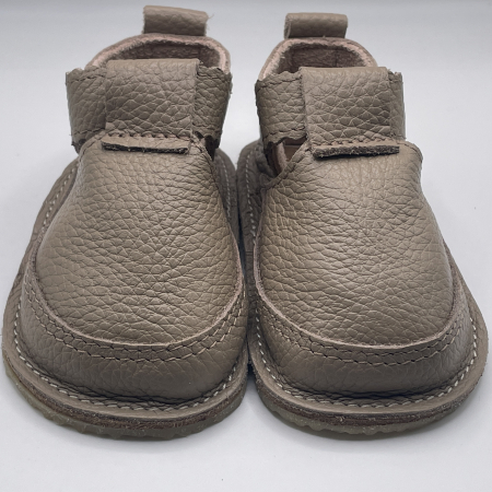 Pantofi Primii Pasi Piele Naturala All Beige [2]