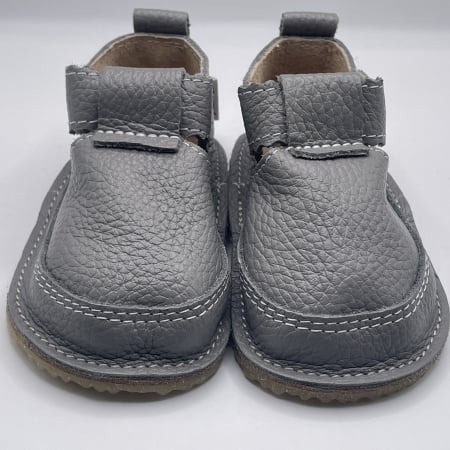 Pantofi Primii Pasi piele naturala All Grey [2]