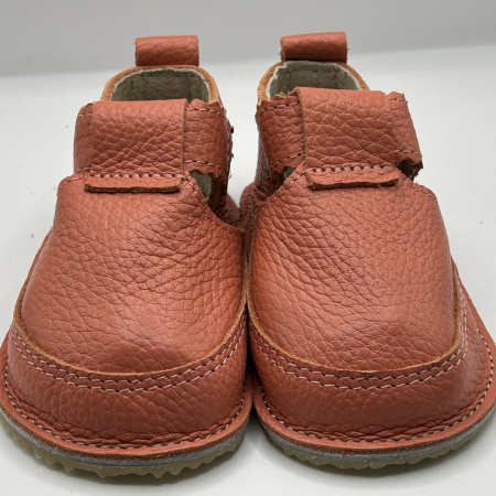 Pantofi Primii Pasi Piele Naturala Coral [2]