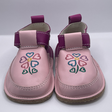 Pantofi Primii Pasi piele naturala Floare [2]