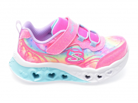 Pantofi sport fete Skechers Flutter Heart cu LED [1]