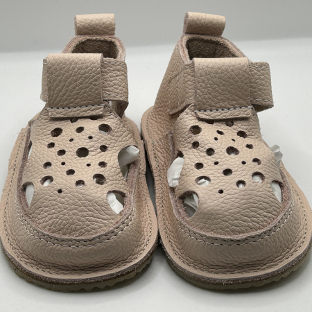 Sandale barefoot copii piele naturala All Nude [2]