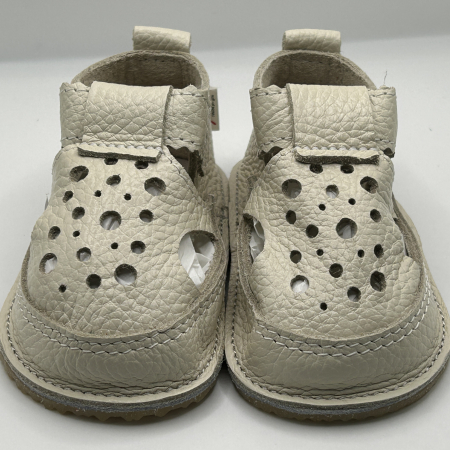 Sandale Barefoot piele naturala Ivoire [2]