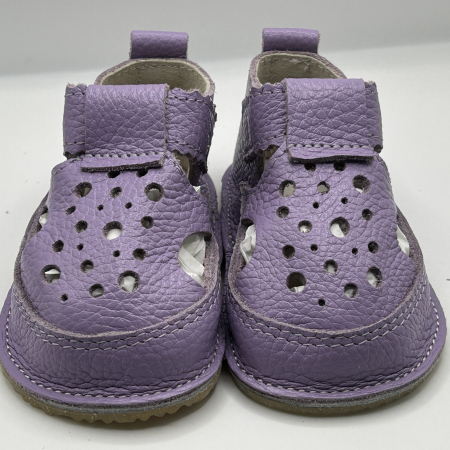 Sandale Barefoot Copii piele naturala Lavender [1]