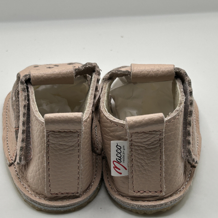 Sandale Barefoot copii piele naturala Roz Pudra [3]