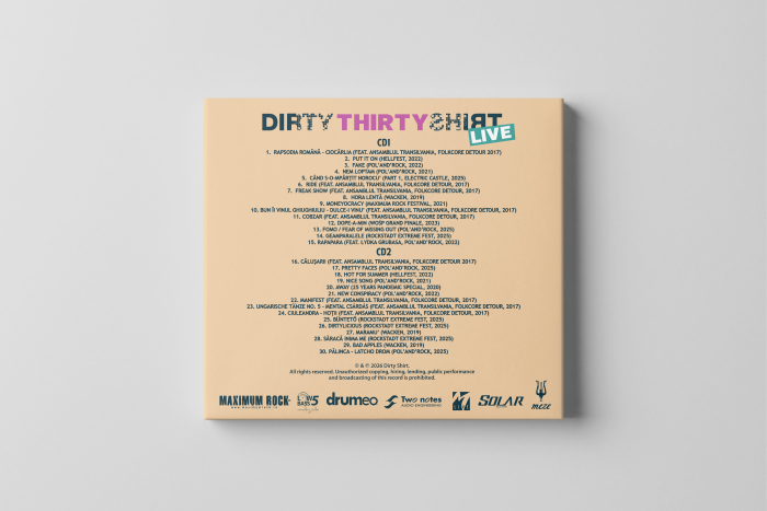 Dirty Thirty LIVE (2026) Limited Edition Double CD [3]