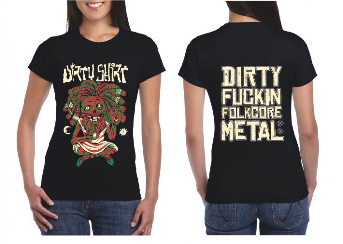 Tricou Girly Dirty Shirt Rastafarian [3]